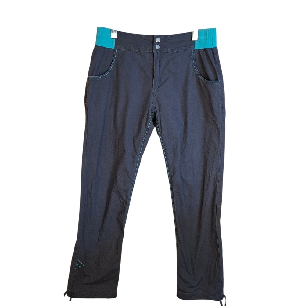 🍄3/50$🍄 RAB Valkryie Climbing Gray Pants Hiking Outdoor Sports Camping Size L